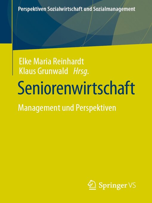 Title details for Seniorenwirtschaft by Elke Maria Reinhardt - Available
